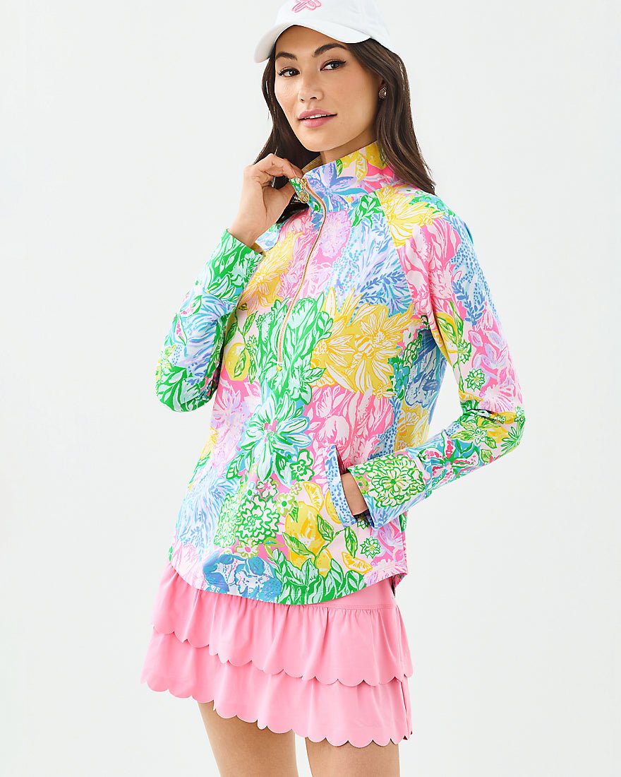 Lilly Pulitzer - Upf 50 Plus Skipper Popover - Multi Bright Delight Patch