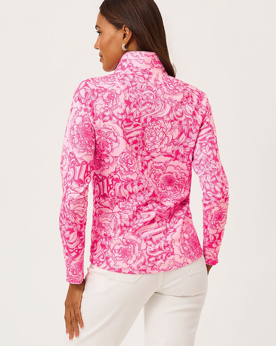 Lilly Pulitzer - Upf 50 Plus Skipper Popover - Pink Aster A Rose By Any Other Name