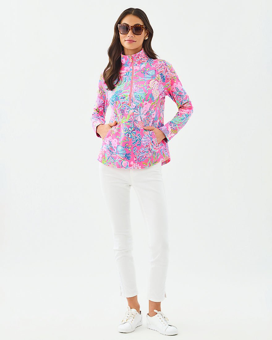 Lilly Pulitzer - Upf 50 Plus Skipper Popover - Pink Isle Shell Me Something Good