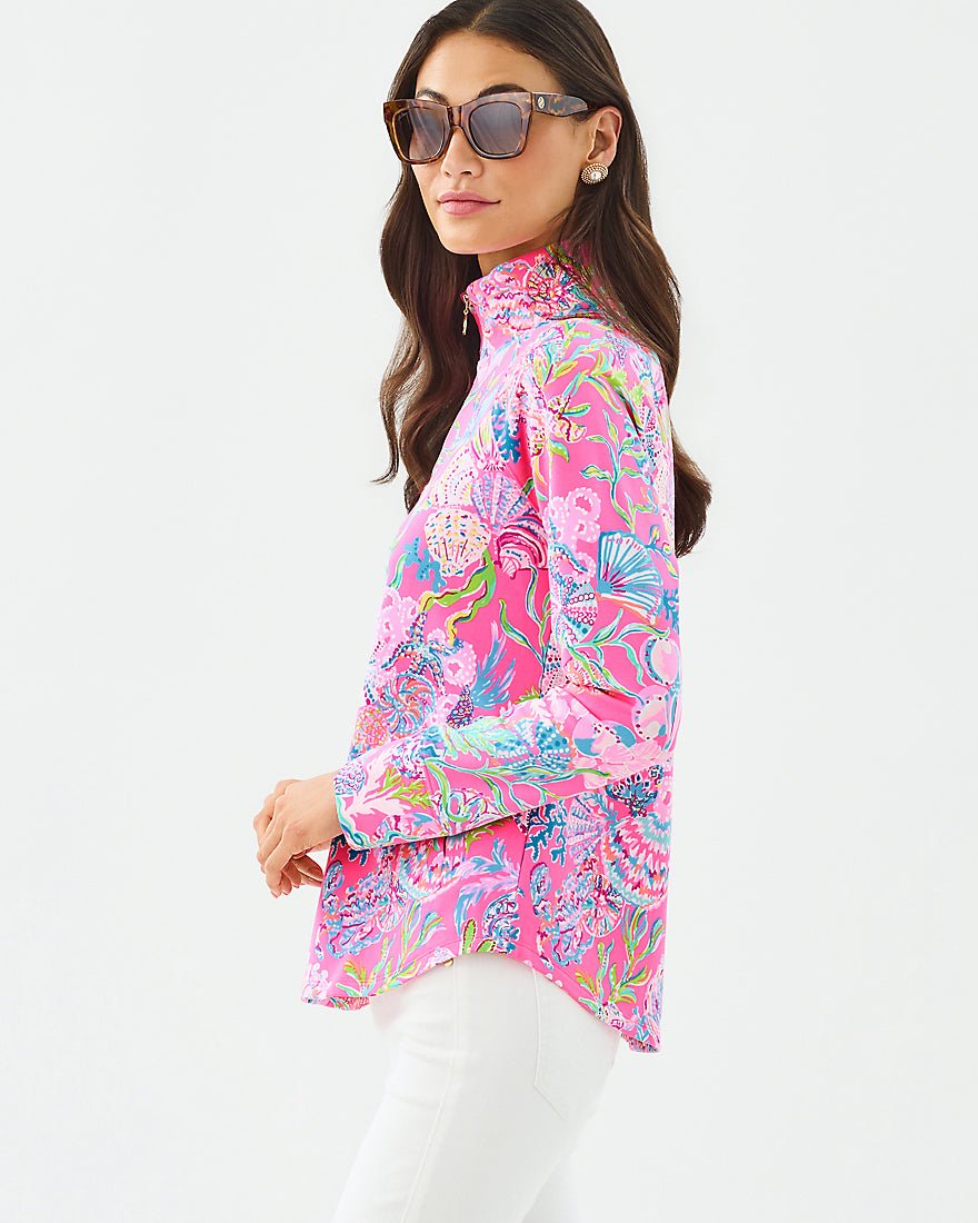 Lilly Pulitzer - Upf 50 Plus Skipper Popover - Pink Isle Shell Me Something Good