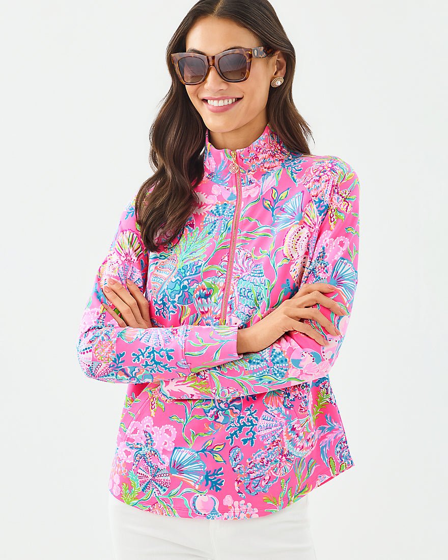 Lilly Pulitzer - Upf 50 Plus Skipper Popover - Pink Isle Shell Me Something Good
