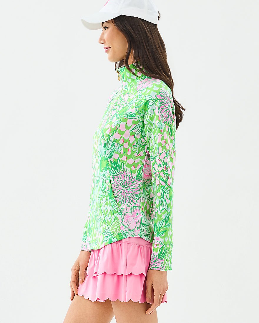 Lilly Pulitzer - Upf 50 Plus Skipper Popover - Tropicalia Purple Elephant In The Bloom