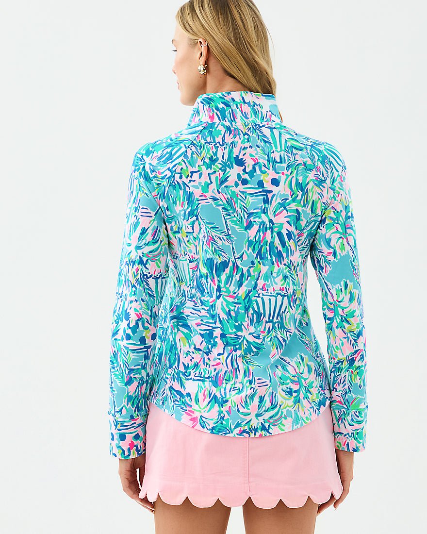 Lilly Pulitzer - Upf 50 Plus Skipper Popover - Tropicalia Purple Elephant In The Bloom