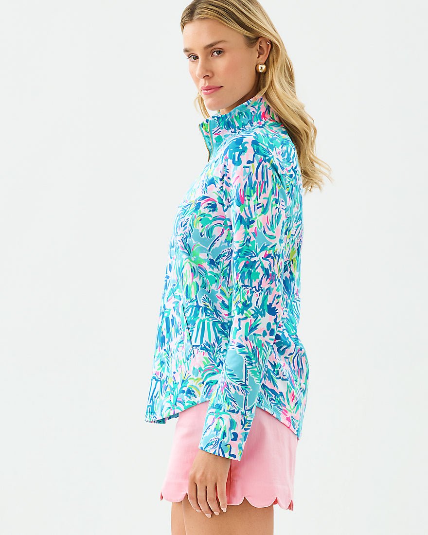 Lilly Pulitzer - Upf 50 Plus Skipper Popover - Tropicalia Purple Elephant In The Bloom