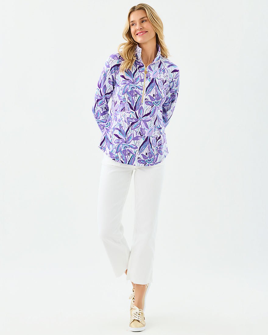 Lilly Pulitzer - Upf 50 Plus Skipper Popover - Tropicalia Purple Elephant In The Bloom