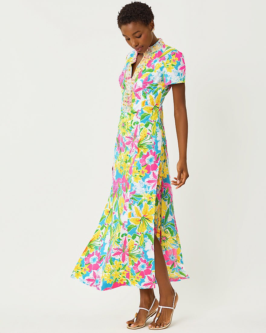 Lilly Pulitzer - Velora Maxi Romper - Multi Lovely Lilly