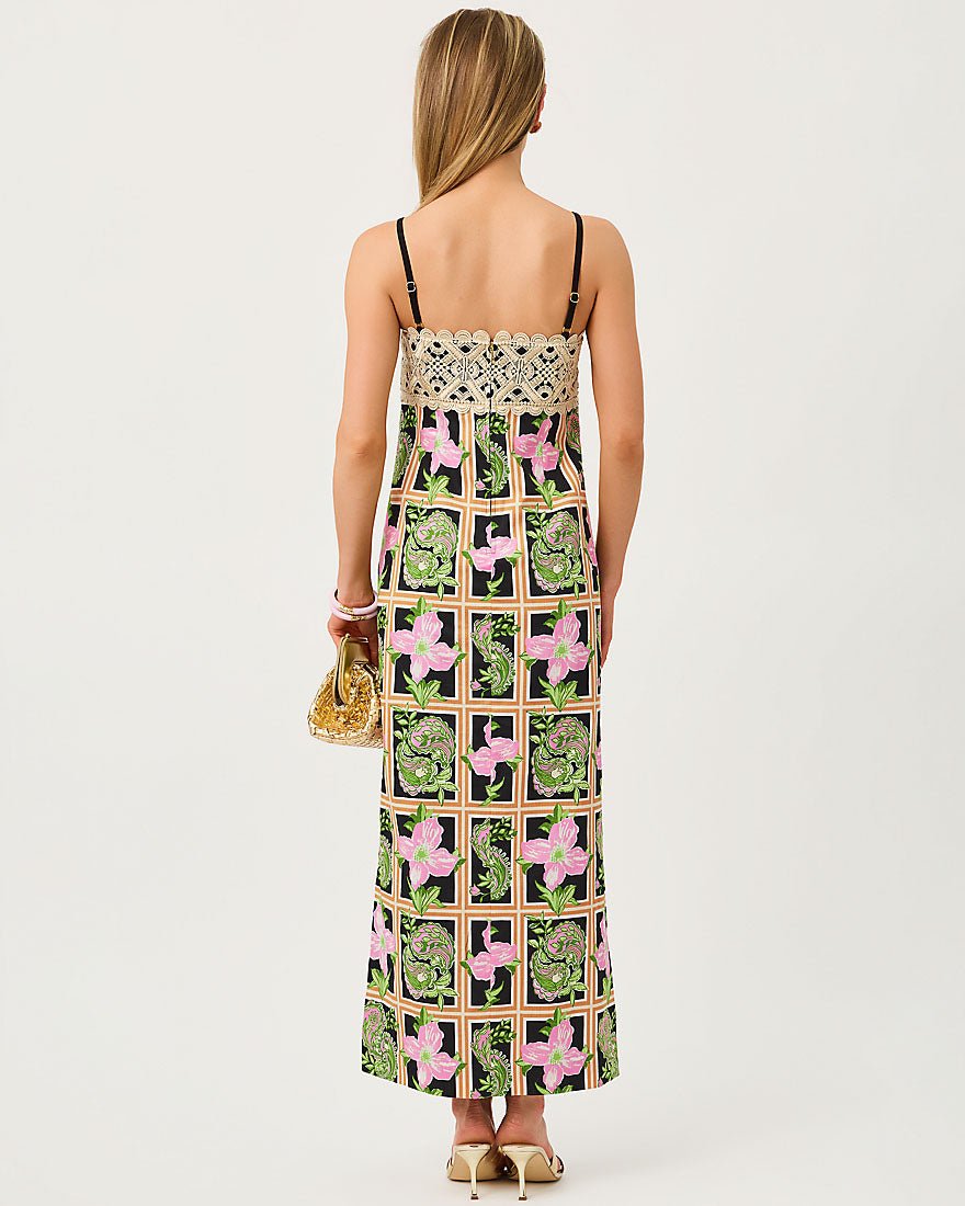 Lilly Pulitzer - Vena Stretch Maxi Dress - Onyx Window Shopper