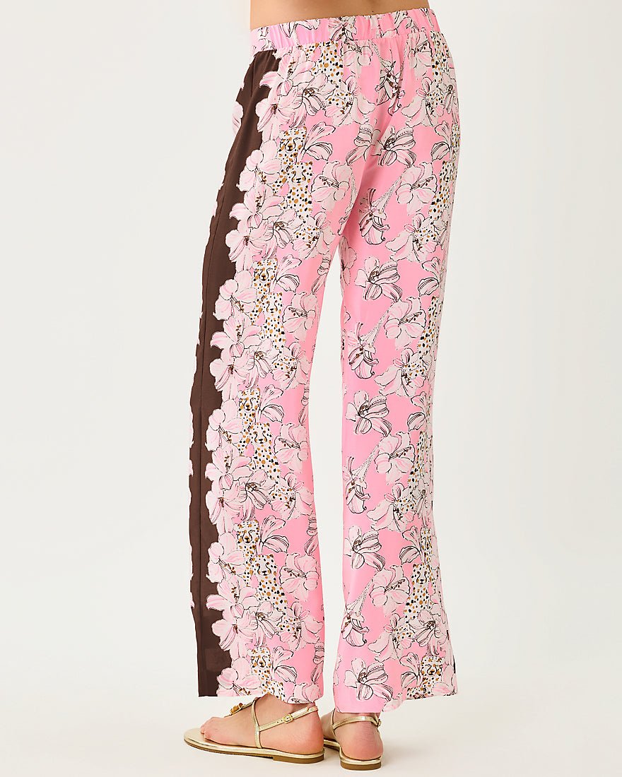 Lilly Pulitzer - Vianna Silk Palazzo Pant - Coco Beach Wildness