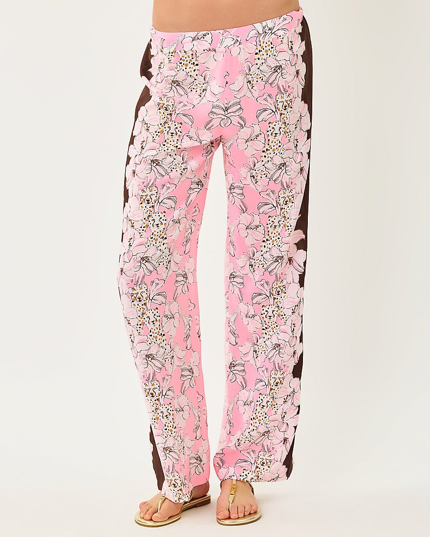 Lilly Pulitzer - Vianna Silk Palazzo Pant - Coco Beach Wildness