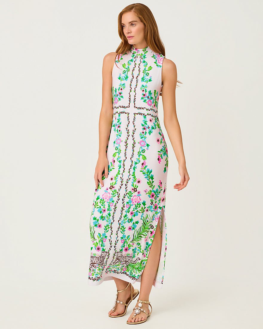 Lilly Pulitzer - Wellington Maxi Dress - Resort White Royal Zoo