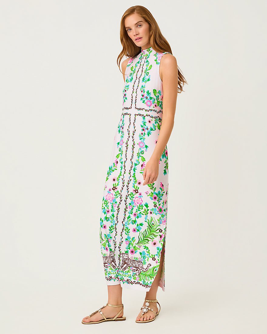 Lilly Pulitzer - Wellington Maxi Dress - Resort White Royal Zoo