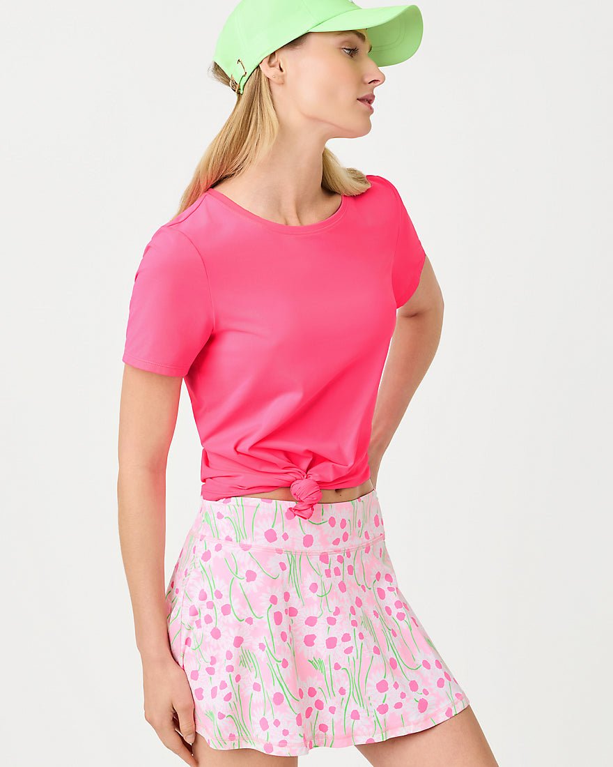 Lilly Pulitzer - Westley Active Tee Upf 50 Plus - Cherry Blossom Pink