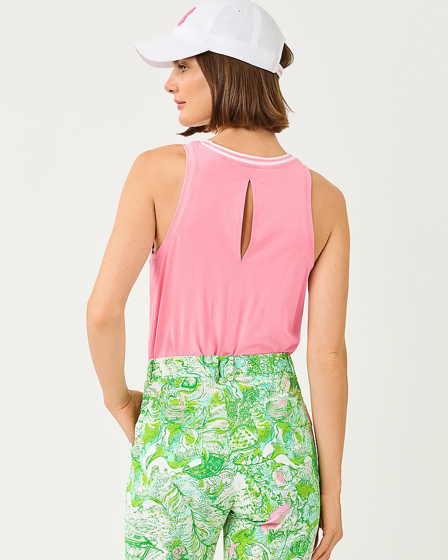 Lilly Pulitzer - Westley Cutout Tank Upf 50 Plus - Conch Shell Pink