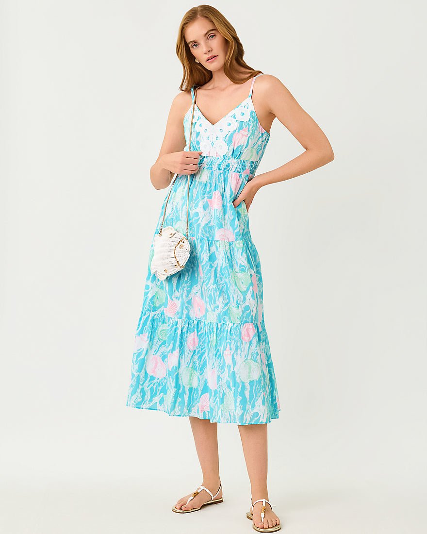 Lilly Pulitzer - Zanna Midi Dress - Capri Blue Shelden