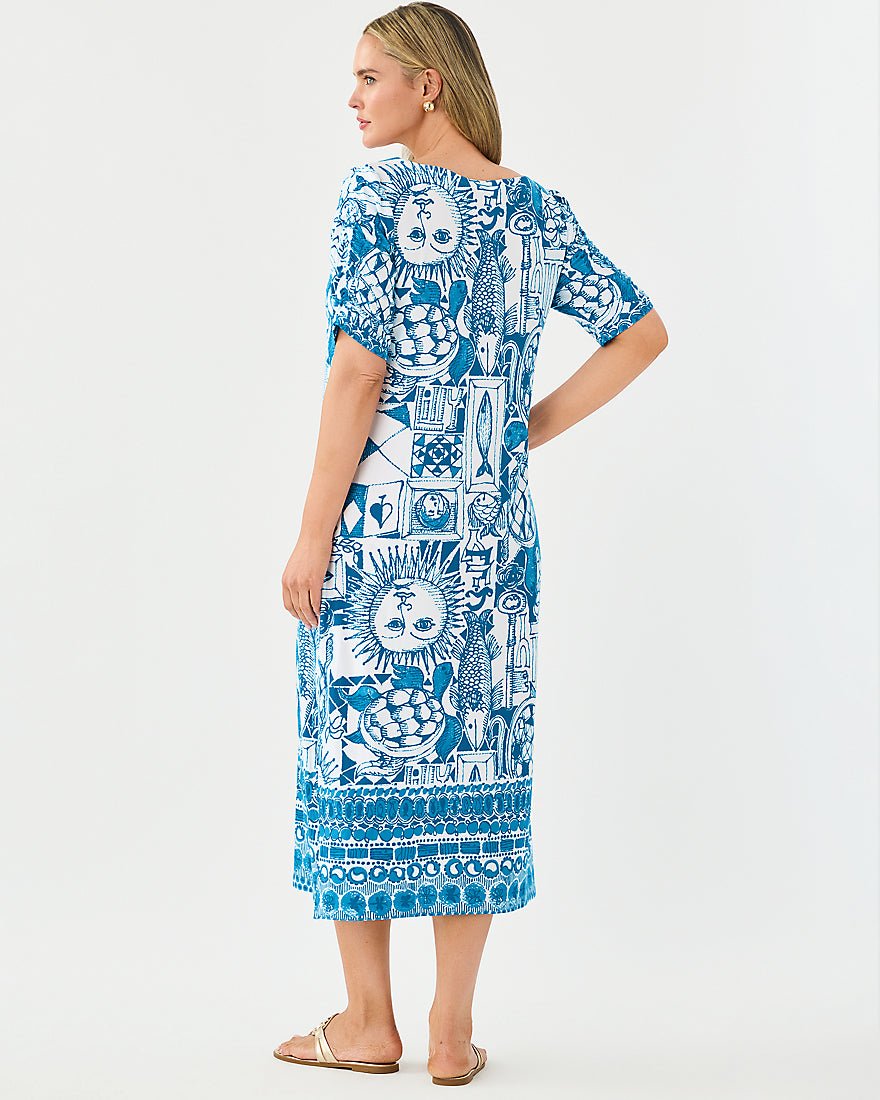 Lilly Pulitzer - Zarah Upf 50 Plus Dress - Resort White Oversized Harlillyquin