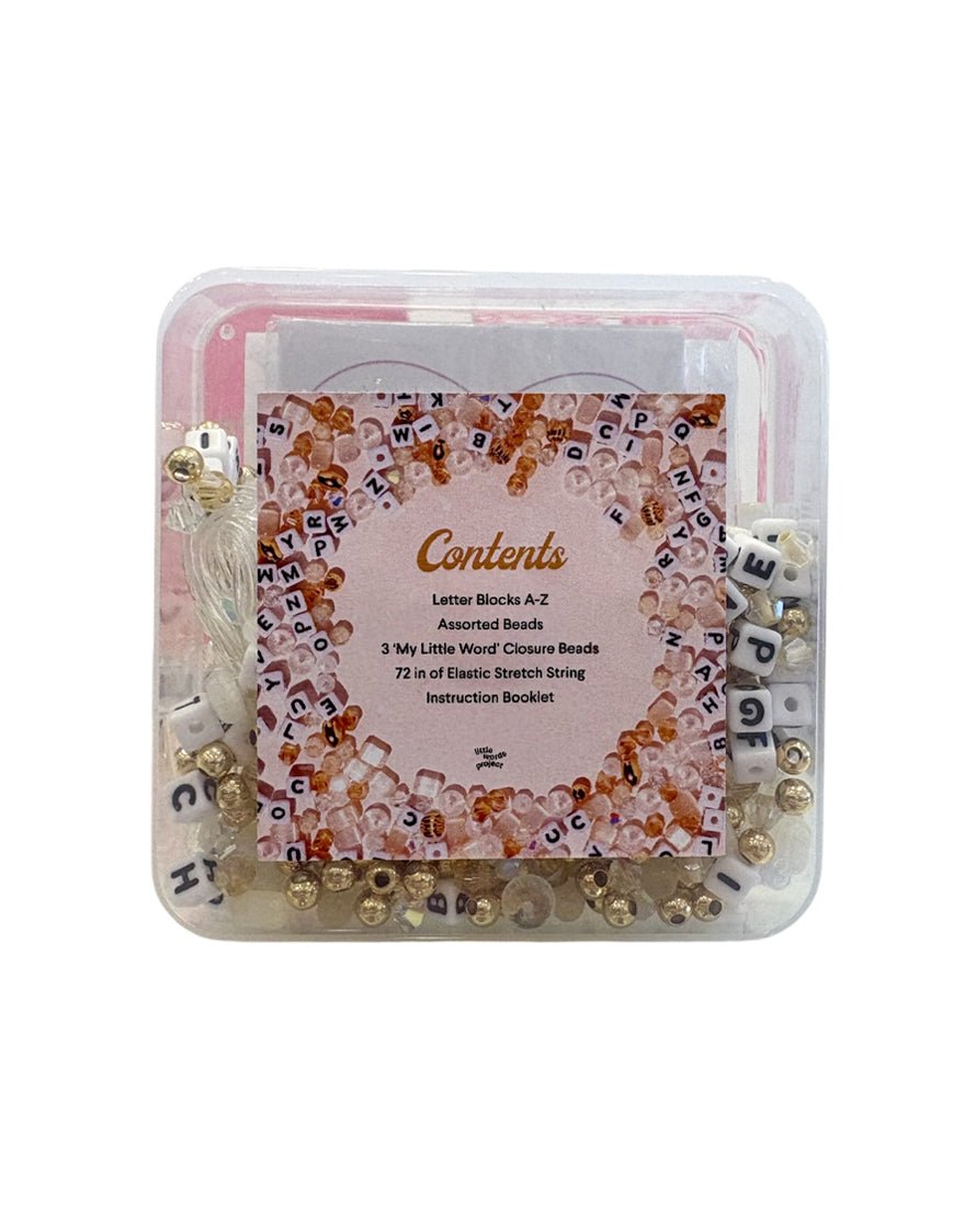 Little Words Project - Golden Glow Bead Kit - Golden Gold