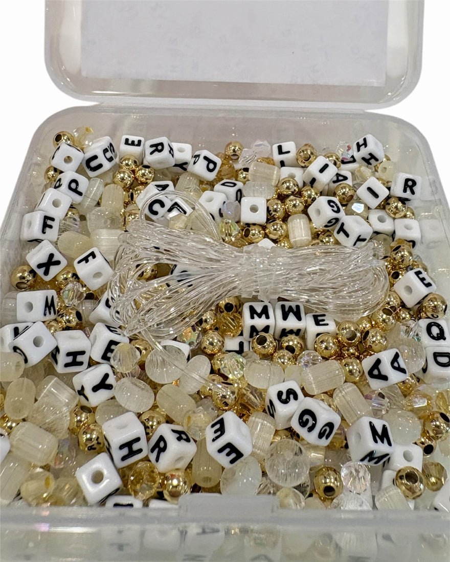 Little Words Project - Golden Glow Bead Kit - Golden Gold