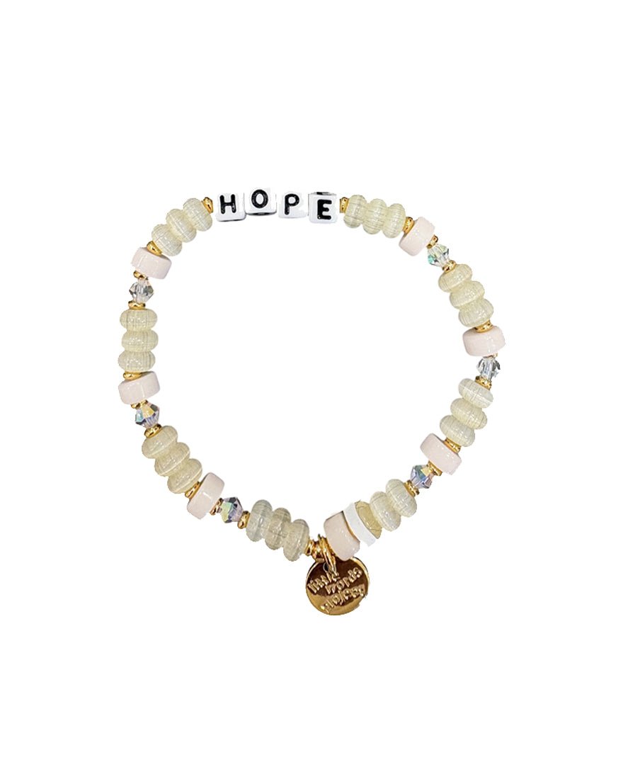 Little Words Project - Hope Bracelet - White Cozy Winter