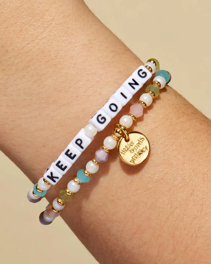 Little Words Project - Keep Going Bracelet - White Grand Ole