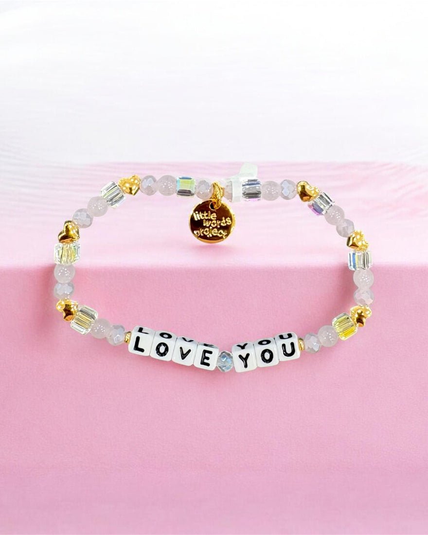 Little Words Project - Love You Bracelet - White