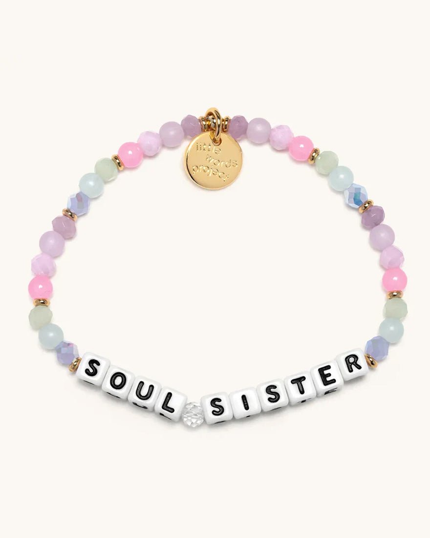 Little Words Project - Soul Sister Bracelet - White Big Dream Energy