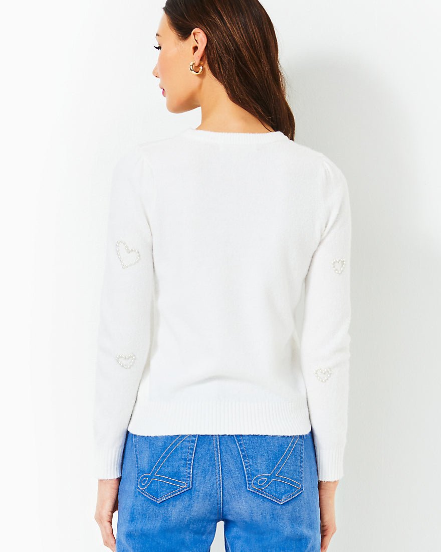 Mandia Sweater - Resort White Party Hearts