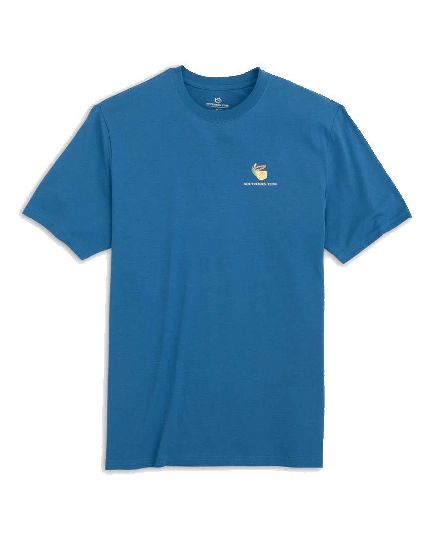 Mens Shortsleeve Marg Madness Skipjack Tee - Atlantic Blue