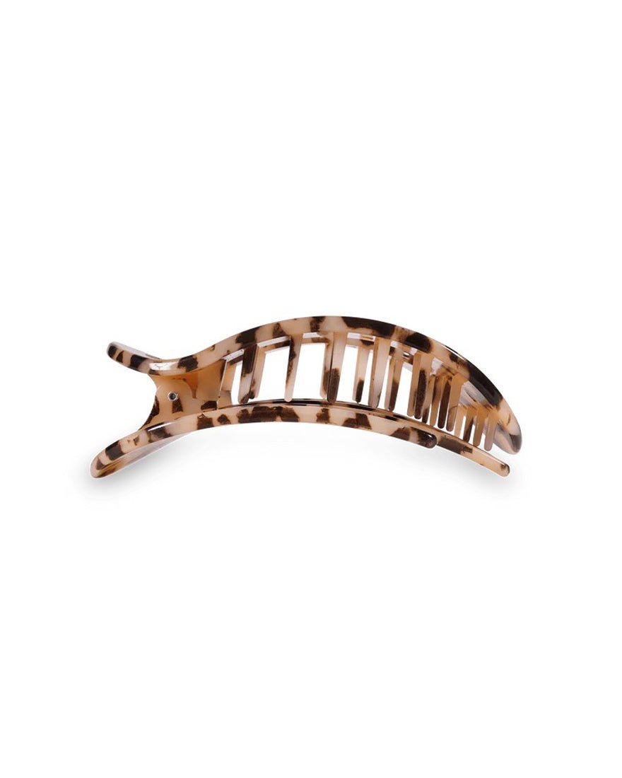 Teleties - Flat Round Hair Clip - Almond Beige