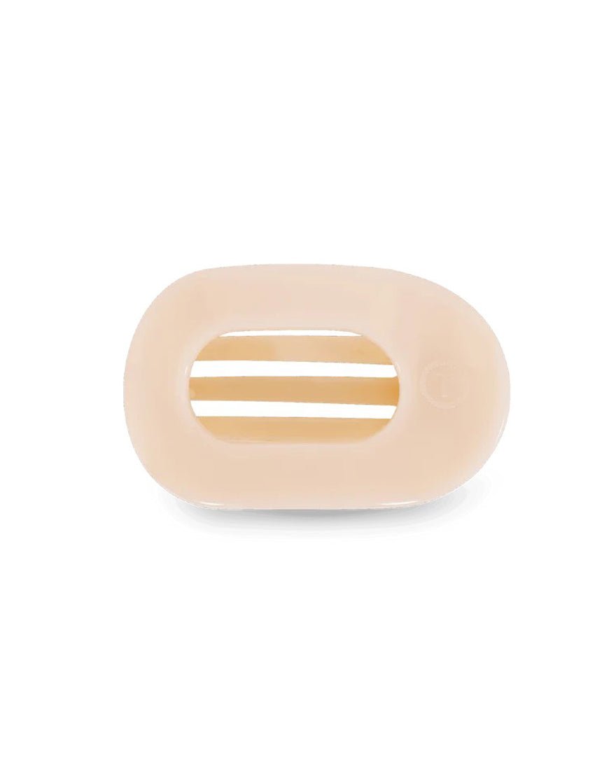 Teleties - Flat Round Hair Clip - Almond Beige