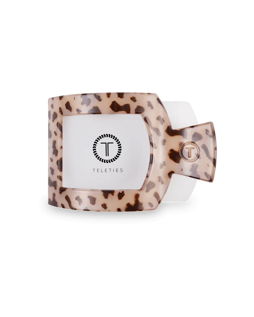 Teleties - Flat Square Hair Clips - Jet Black