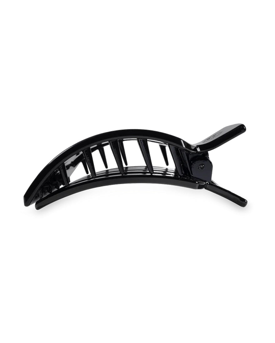 Teleties - Flat Square Hair Clips - Jet Black