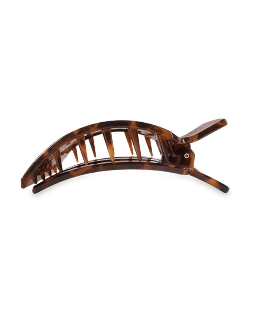 Teleties - Flat Square Hair Clips - Jet Black