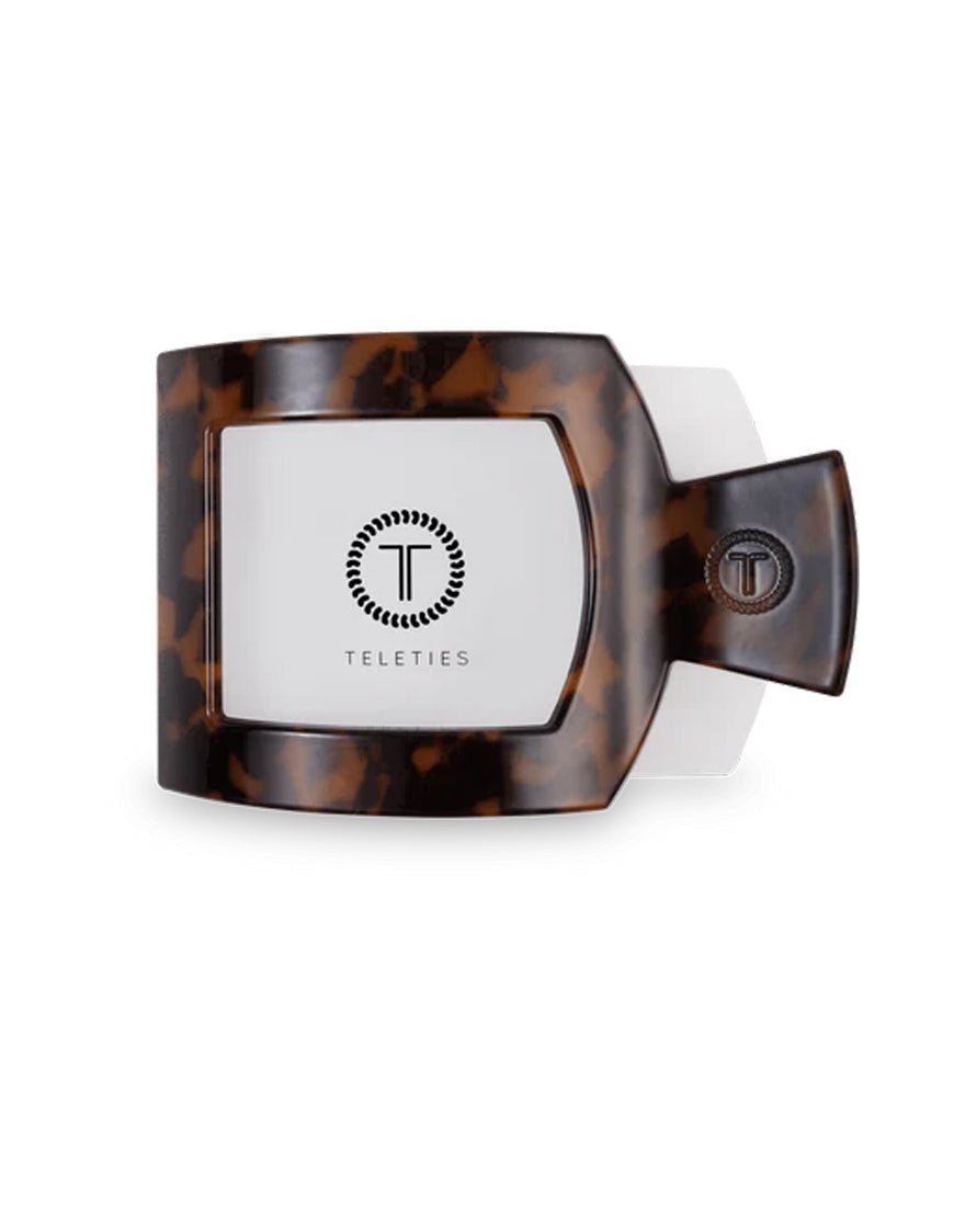 Teleties - Flat Square Hair Clips - Tortoise