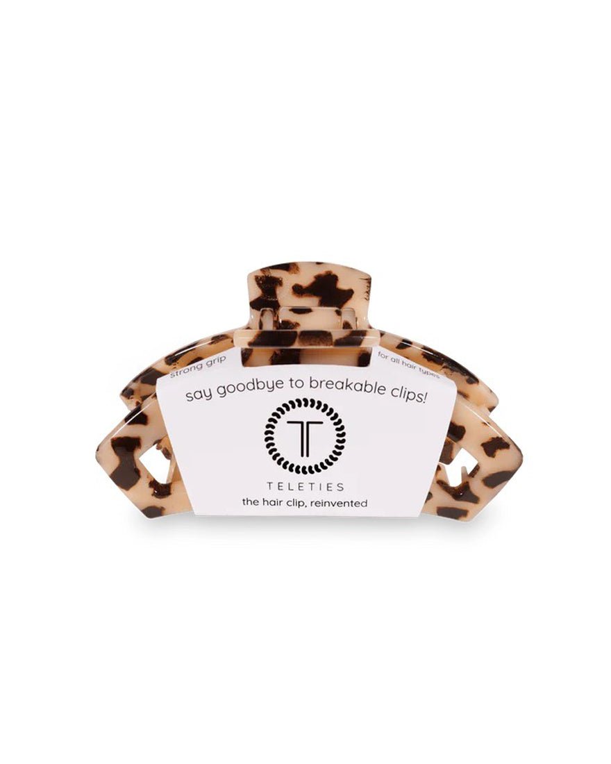 Teleties - Open Claw Clips - Blonde Tortoise