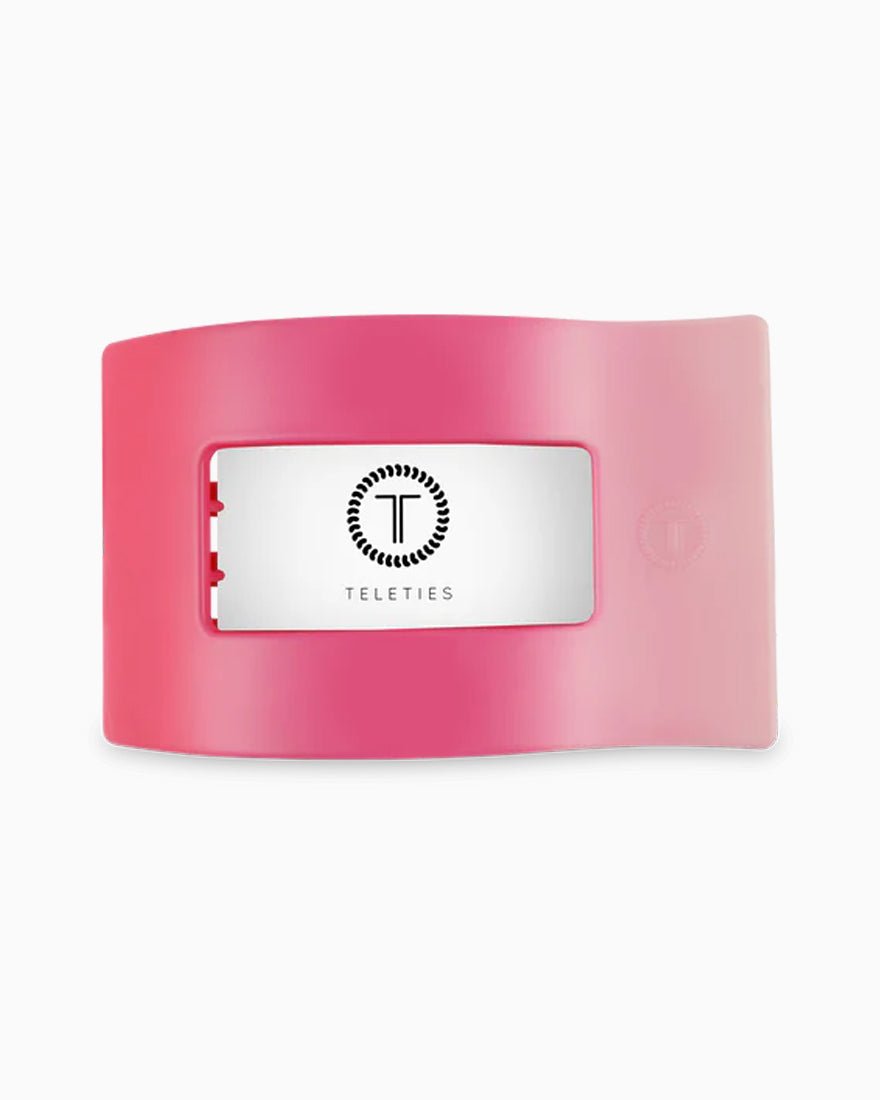 Teleties - Rectangle Flat Hair Clips - KIss And Tell