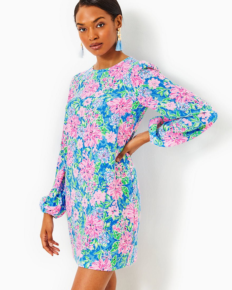 Alyna Long Sleeve DressMulti Spring In Your Step1